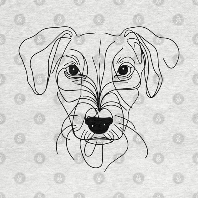 cute dog's face by mdr design